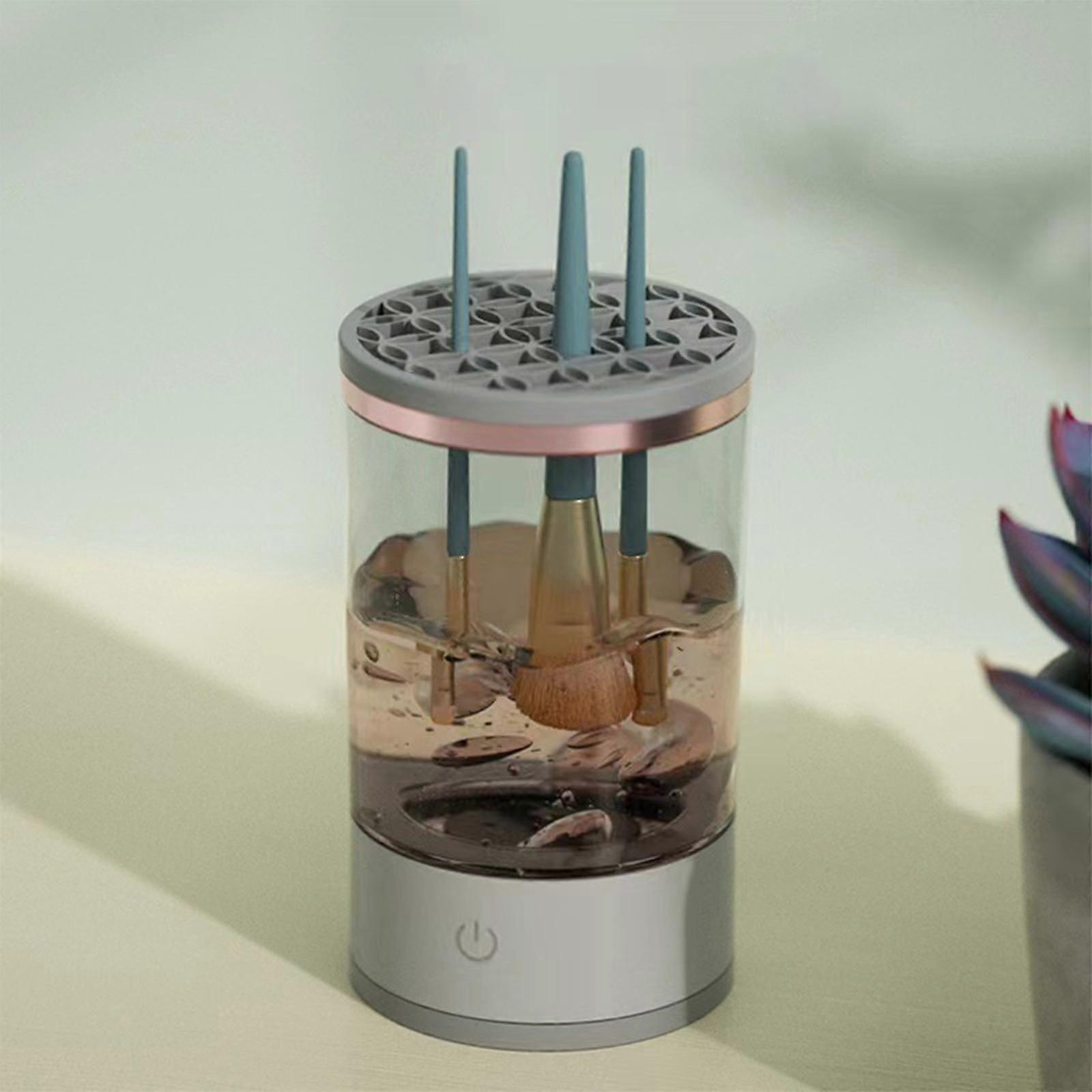 Cosmetic Brush Cleaner, Electric Makeup Brush Cleaner, Automatic Spinning Makeup Brush Cleaner For For All Size Makeup Brush