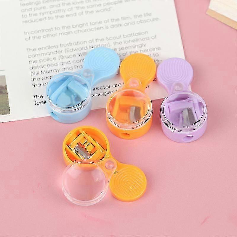 4pcs Pointer Pencil Sharpener Mini 2mm Leads Sharpener Portable Sharpener