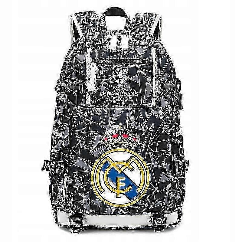 Waterproof Backpack Real Madrid Mbapp Children's A4 Large Capacity