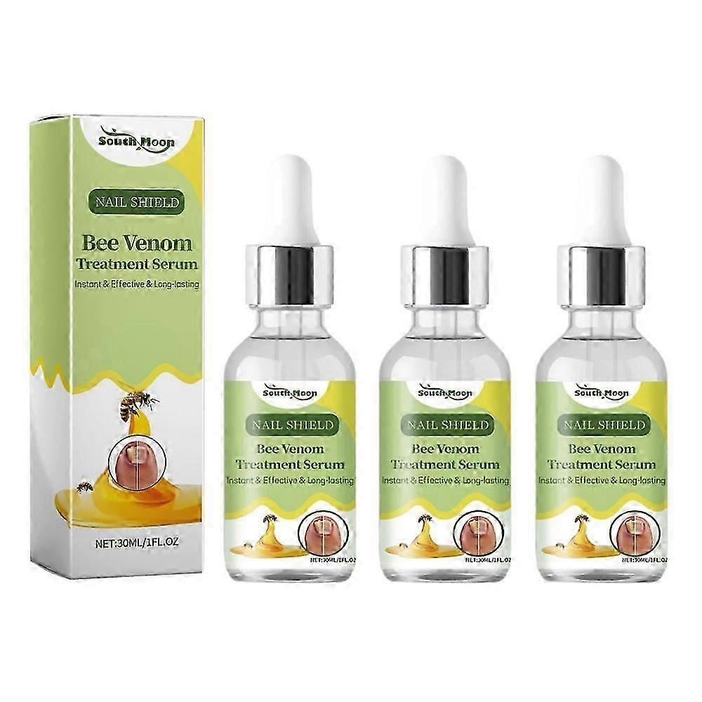 Bee Venom Nail Repair Essence, סרום לטיפול בארס דבורים מיידי, יעיל ועמיד לאורך זמן