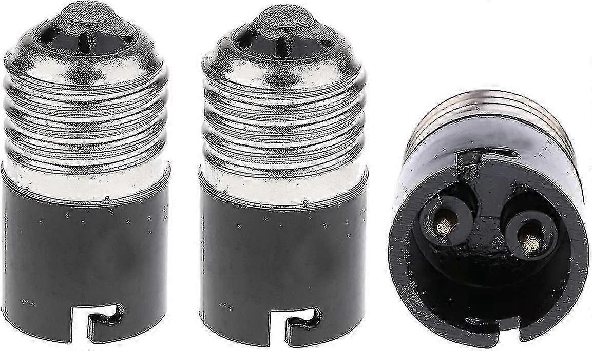 E27 To B22 Bulb Adapter-converter, E27 Edison To B22 Bayonet Bulb Base Converter (3-pack)
