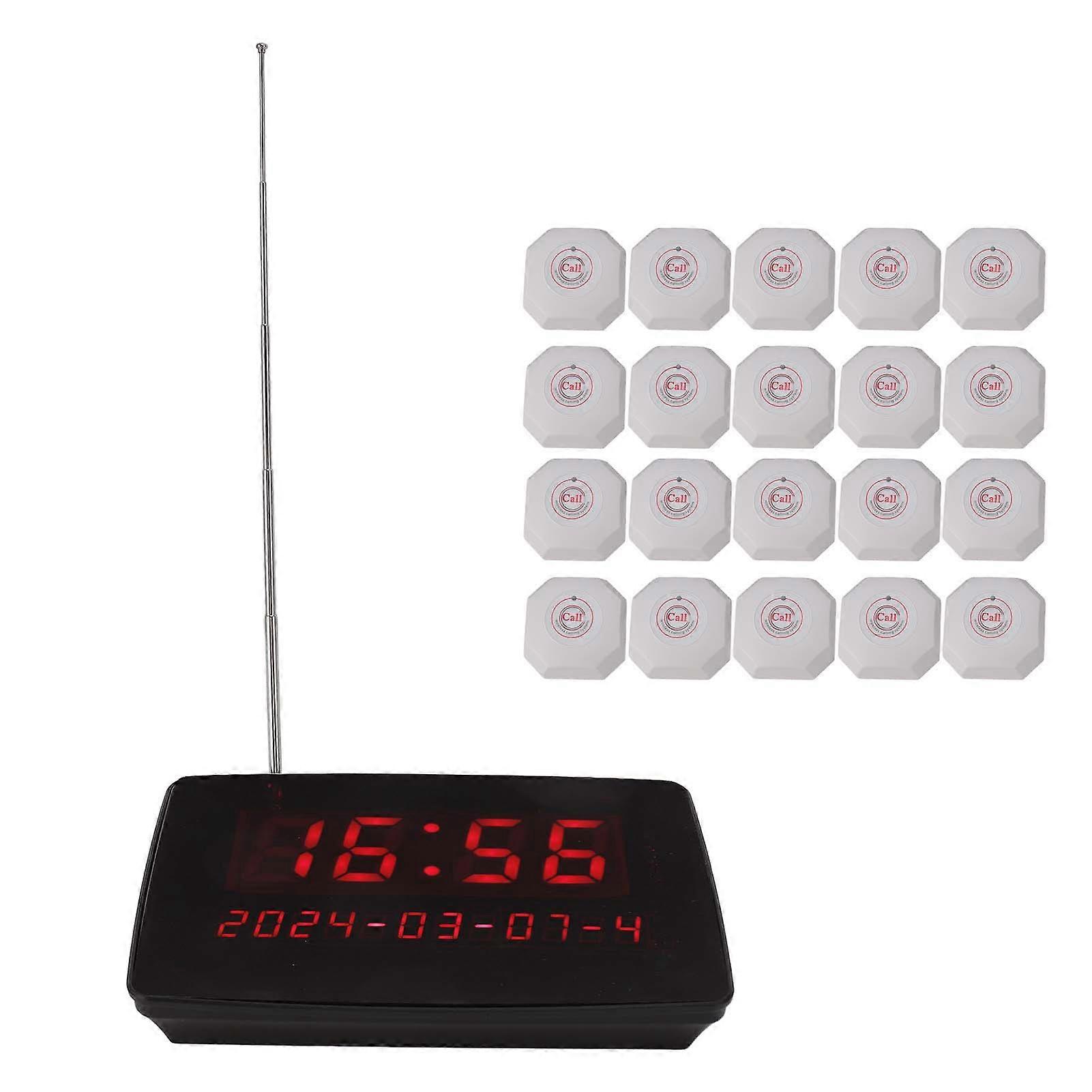 Wireless Calling System SU 620 with 20 Waterproof Nurse Call Buttons