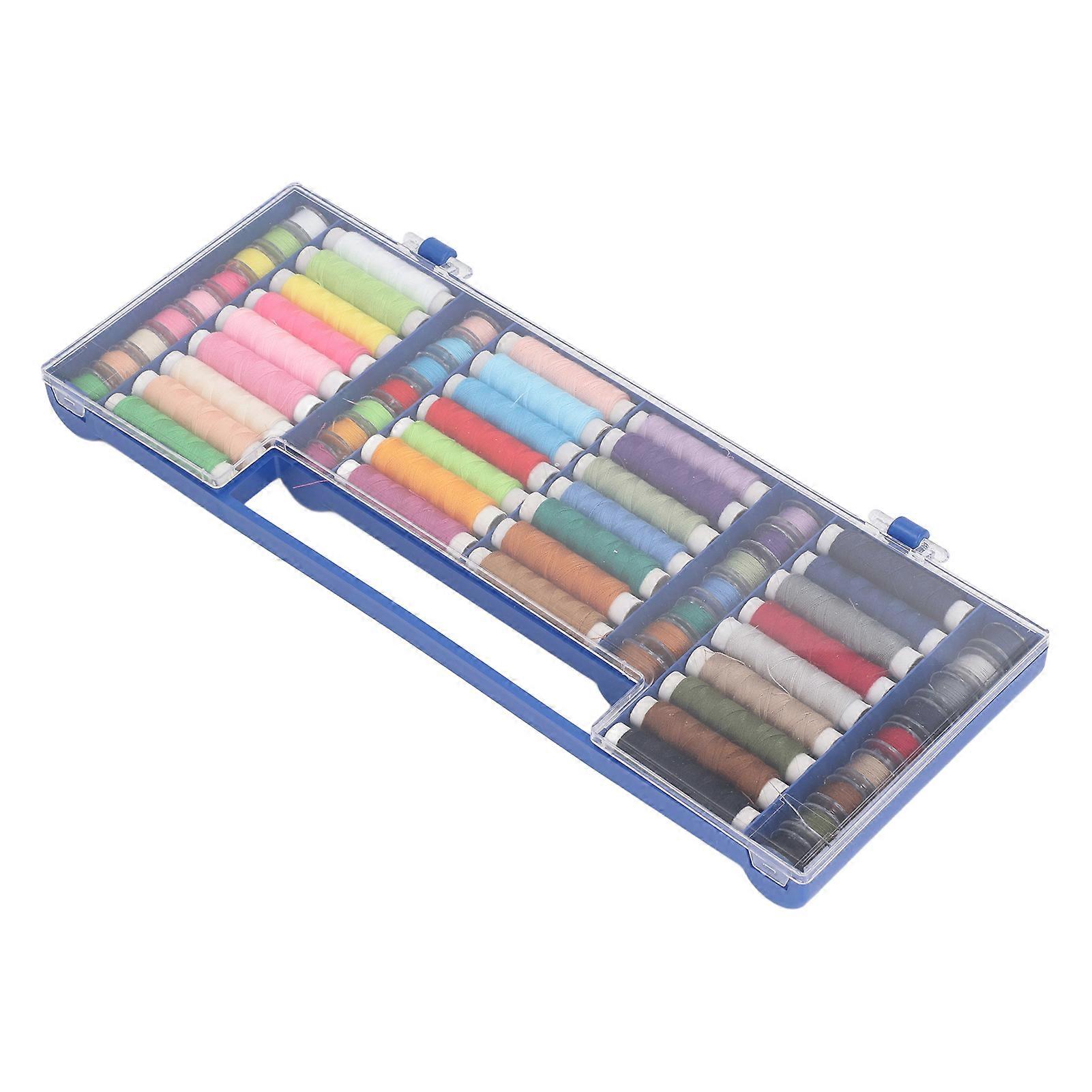 64 Colors Polyester Sewing Thread Set, 50 Yards Spools for DIY Crafts