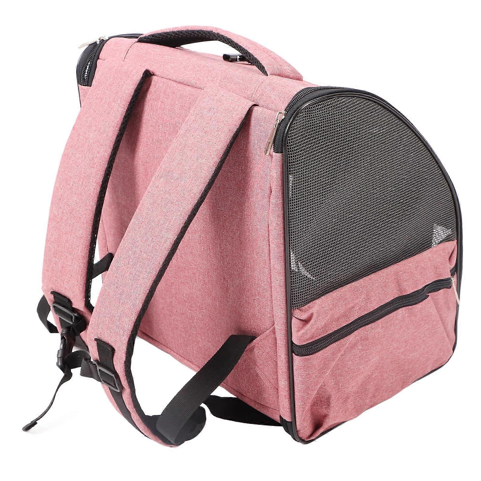 Pet Carrier Backpack Rose Red Lightweight Large Space Drawstring
