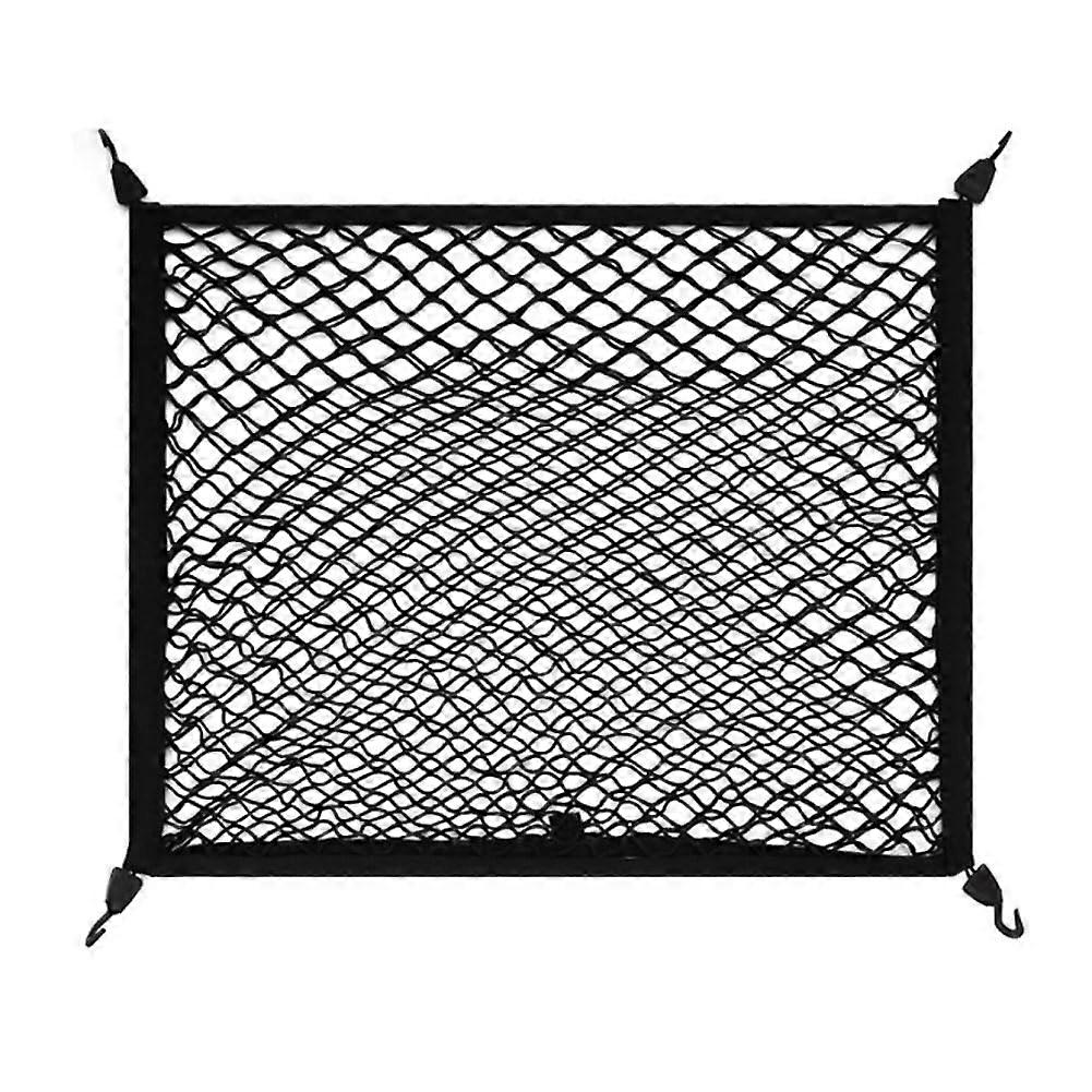 Car Cargo Net For Lincoln MKZ 2015 Elastic Trunk Net Boot Organizer DoubleLayer Flat Net 70x50 Secure Hooks