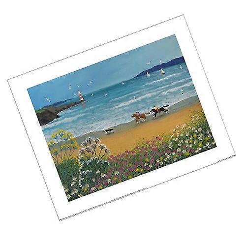 Jo Grundy The Race To The Lighthouse Print