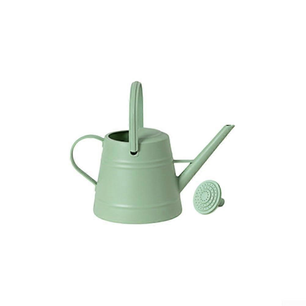Watering Pot 3.8L Capacity Interchangeable Nozzle Green For Customized Watering Experience