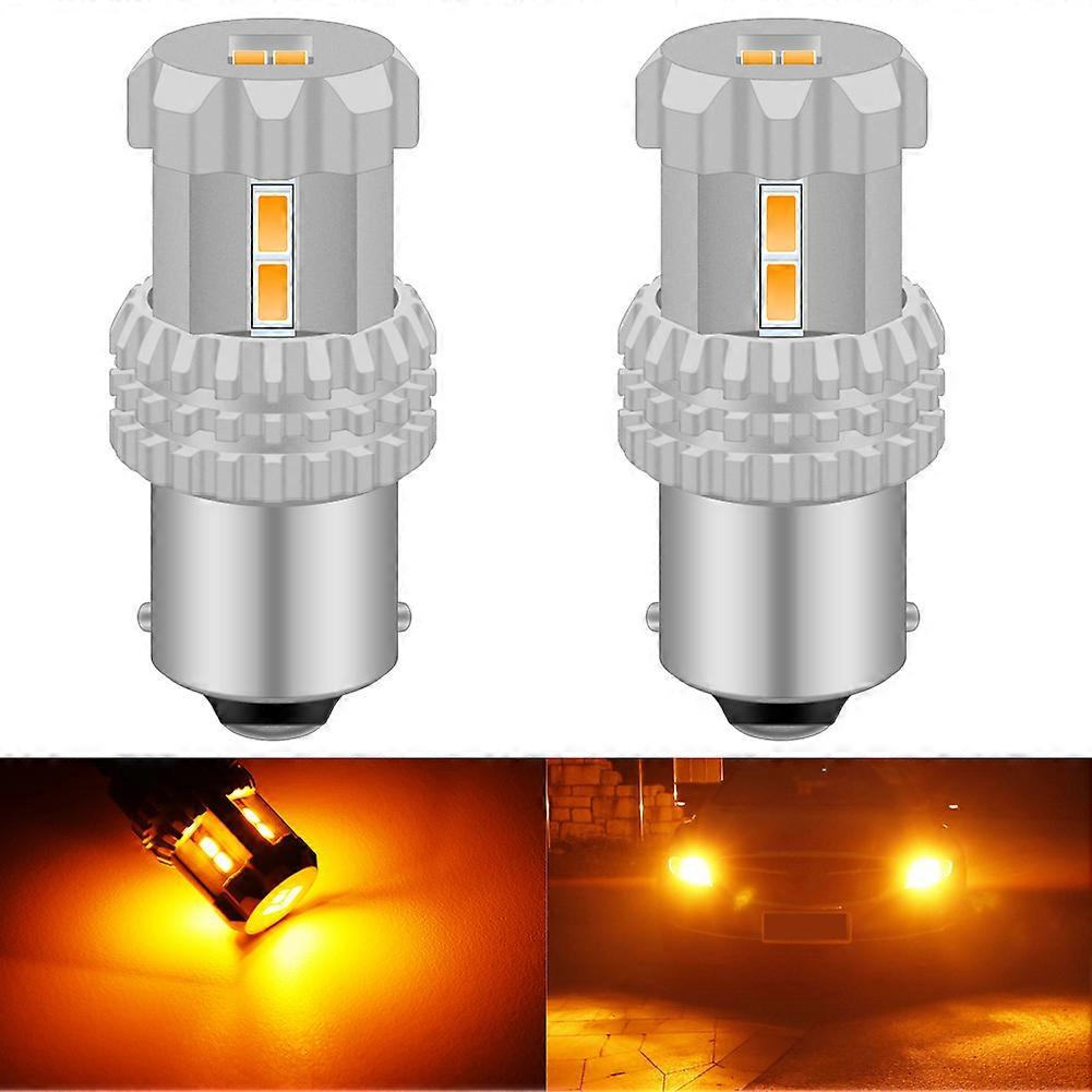 2pcs 1156 P21W LED Canbus BA15S 7506 LED Bulbs No Error Car Reversing Tail Light For Skoda Fabia Yeti Praktik Octavia A5 A7 2 1