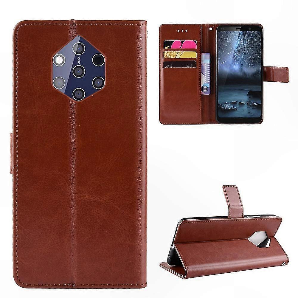 Leather Wallet Case with Stand Function for Nokia 9 PureView Smartphone
