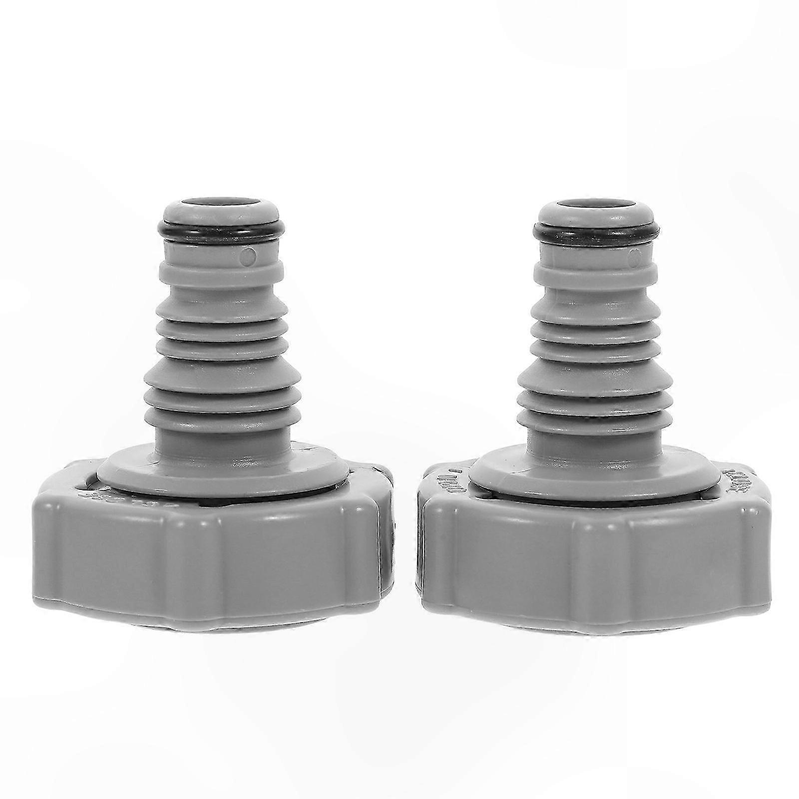 2-Pack Pool Vacuum Hose Adapter, Universal Pipe Connector for Swimming Pool Hoses