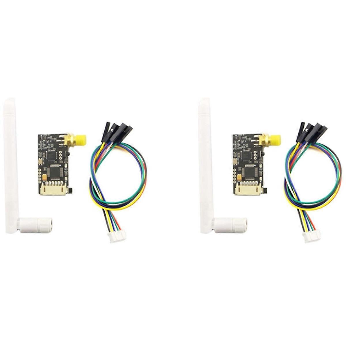 2Pcs SX1278 433M Lora Wireless Module UART Serial mitter Receiver Module