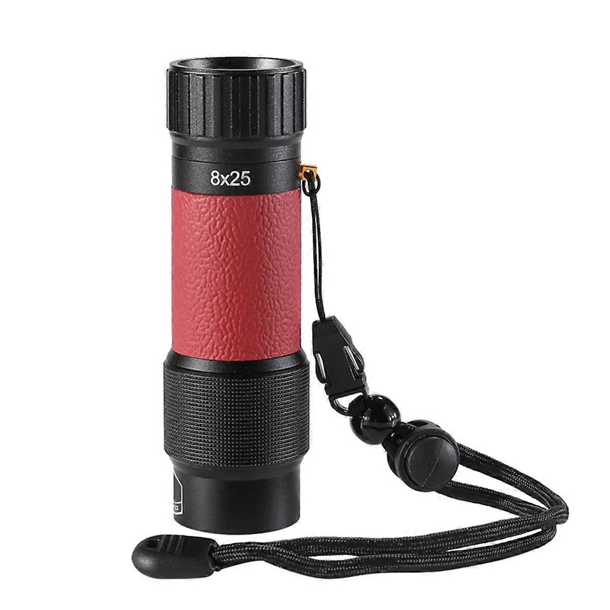 8x25 Full Metal Monoculars Telescope Mini Portable Binoculars for Travel Opera Theater Museum Campi