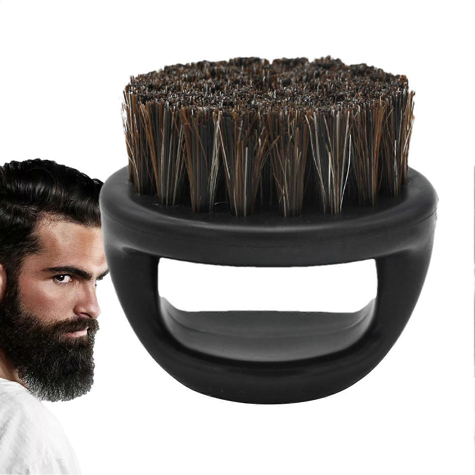 Beard Brush for Men Boar Bristles Travel Size On the Go Barbershop and Home Use Easy to Use
