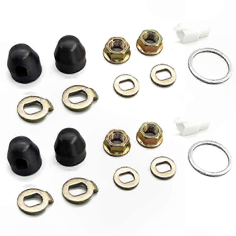 مجموعة عمود محرك عجلة الدراجة الإلكترونية ، غطاء برغي 14 مم غسالة SP غطاء الجوز لملحق قفل عجلة الدراجة الكهربائية 500-5000 واط