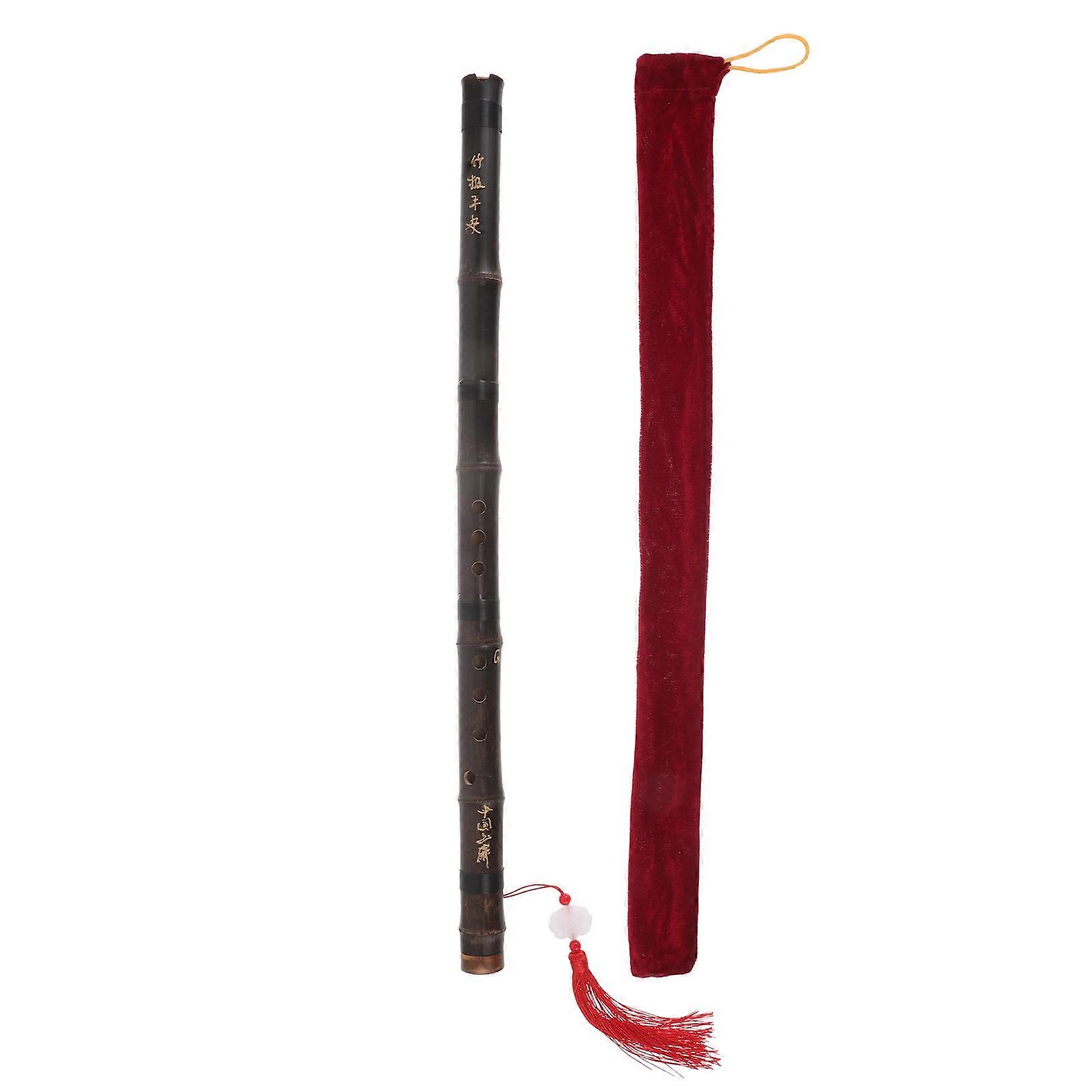 Woodwind Bamboo Flute Vertical Bamboo Flute for Beginners 3Pcs Chinese