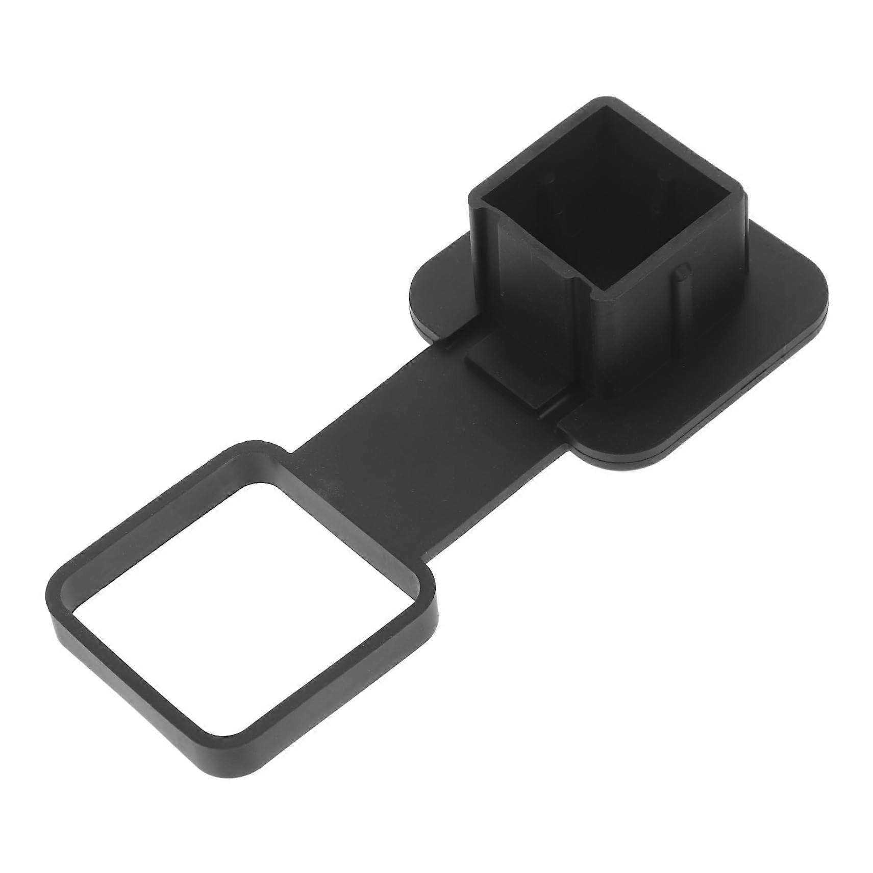 Trailer Hitch Receiver Cover Universal Fit 2Inch Receiver Steel Construction Black Powder Coat
