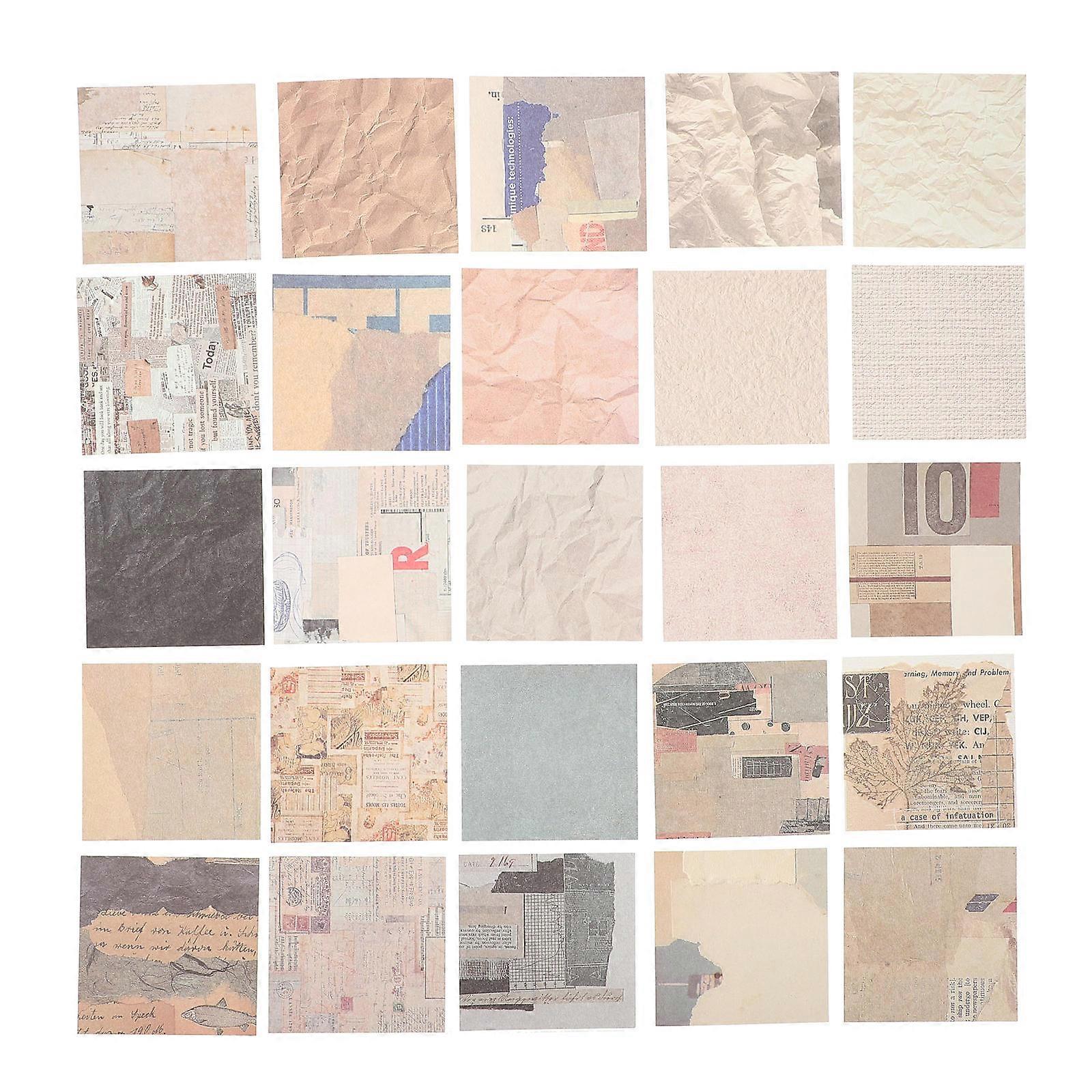 Hand Account Paper DIY Material Paper for Decor 2Sets of Journaling Background