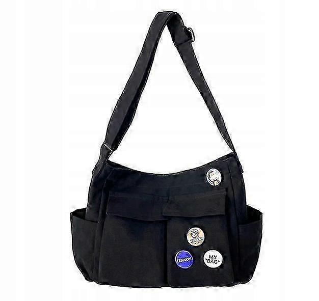 Vitage Canvas Shoulder Bag, Large, Multifunctional