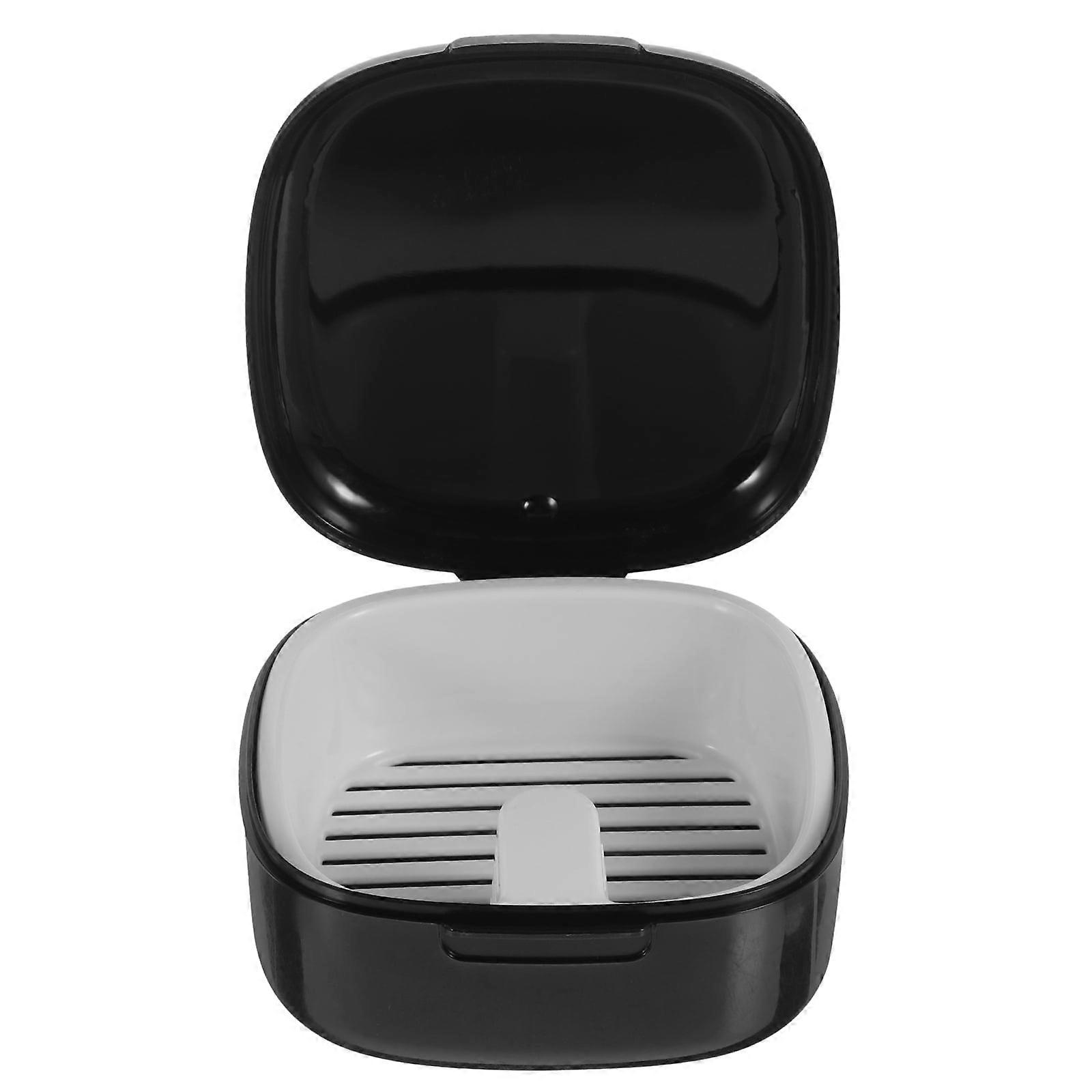 Denture Box Denture Storage Box Portable Retainer Holder Denture Box with Lid