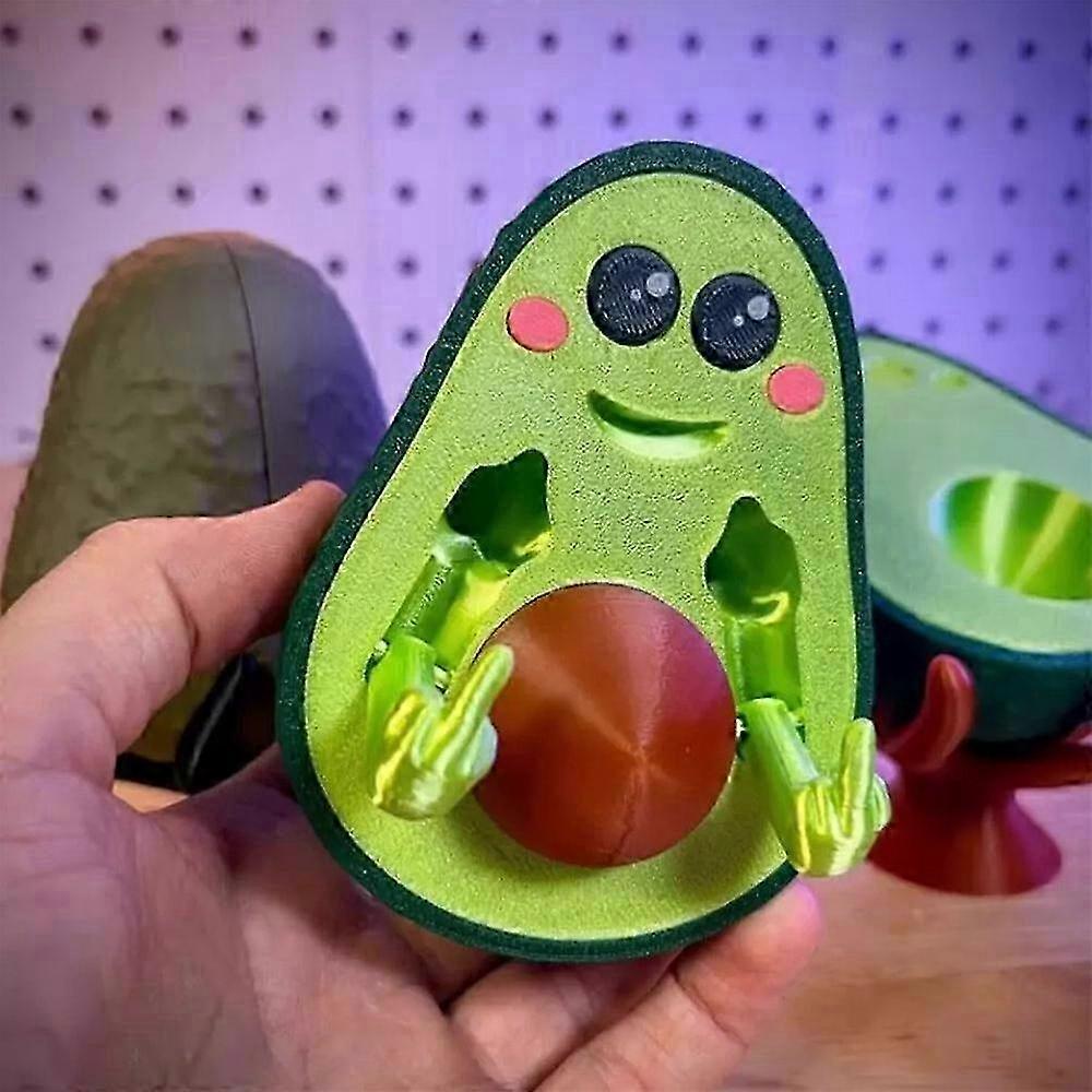 3D Printed FCK-You-Cado, 3D Printed Bad Avocado, Printed Middle Finger Statue 2025