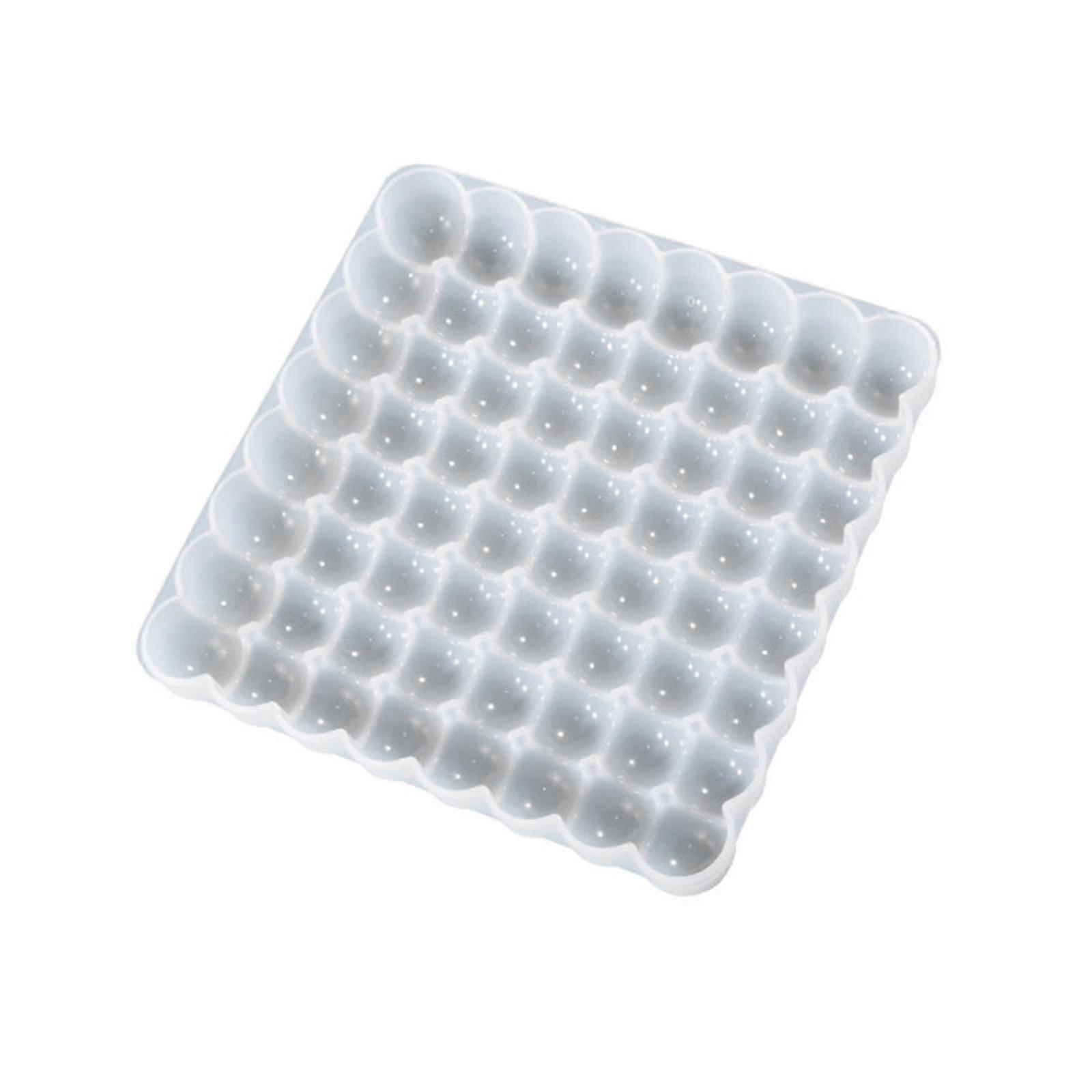 Half Bead Coaster Molds Square Silicone Coaster Molds For Epoxy Resin Coaste-fg