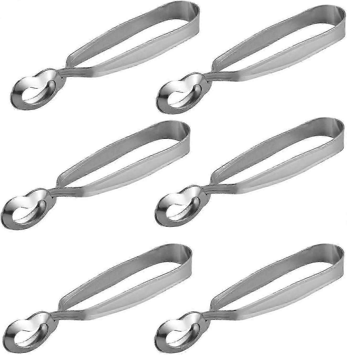 Rostfritt stål snigeltång för kök - 6st snigelätande verktygssats