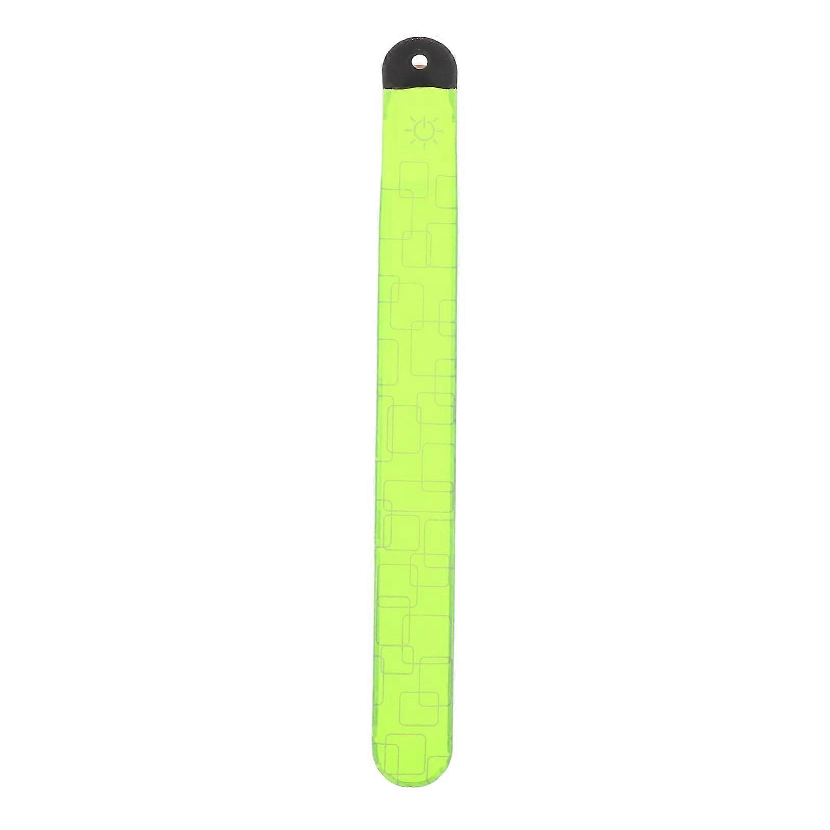 LED Reflective Armband Set Of 4 Rechargeable Visibility Running Light Night Jogging Biking Walking Adjustable Strap