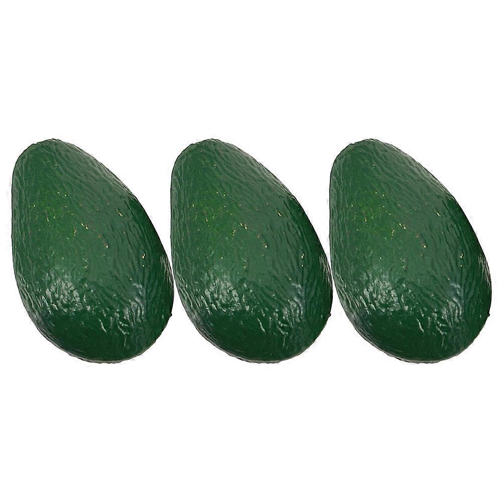 Plastic Artificial Fruits Realistic Avocado Models for Decoration 12Pcs