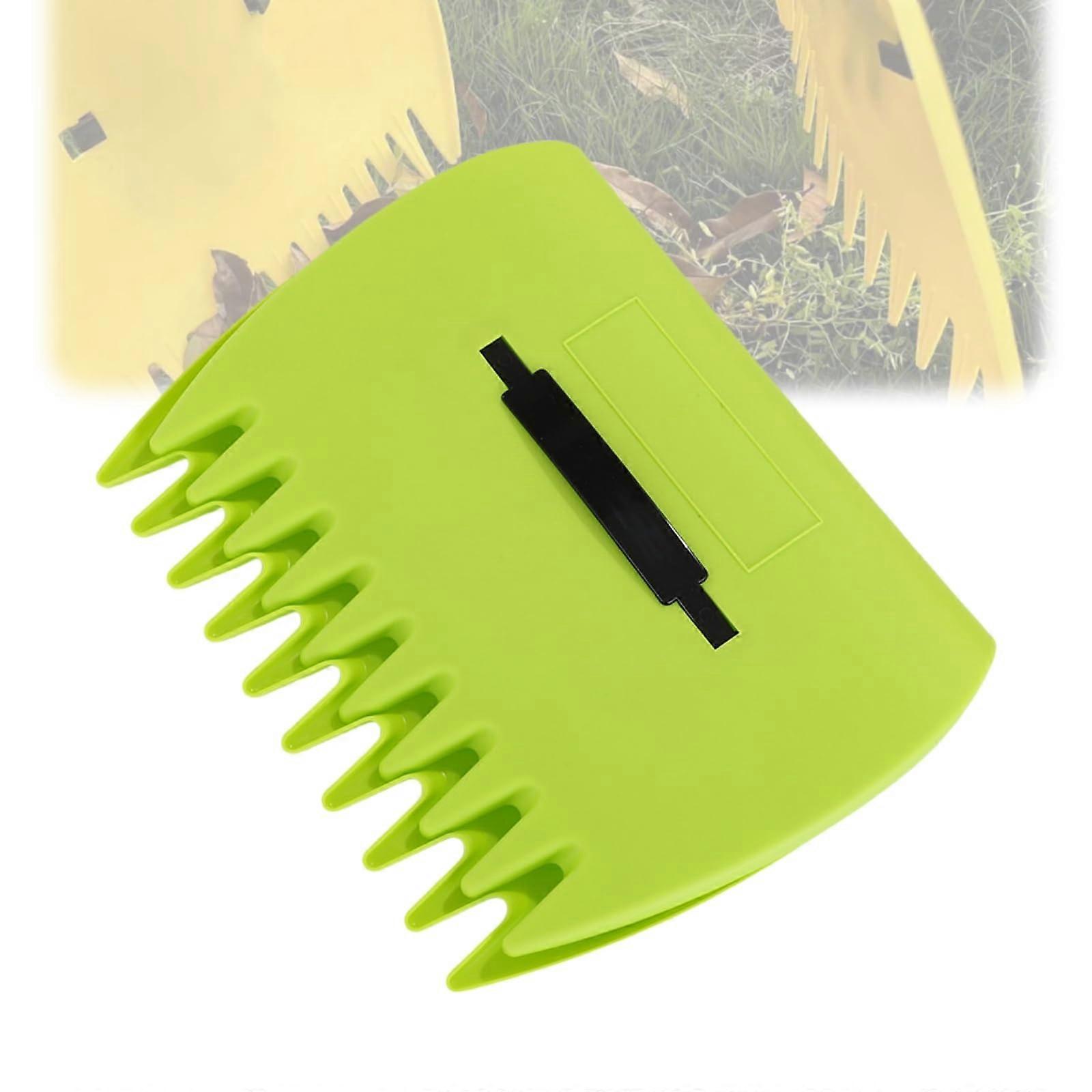 3in1 Ergonomic Pickup Rake AllInOne Yard Cleanup Tool Lightweight Handheld Leaf Grabber Large Leaf Scoops Garden Tool Green