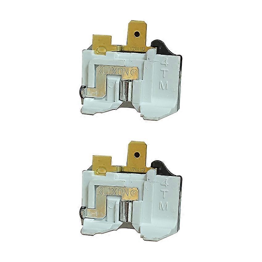 Copper Foot Temperature Switch Overload Protector 4TM 213RHBYY-53 NHM9AB for Refrigerator Compressor (2pcs)