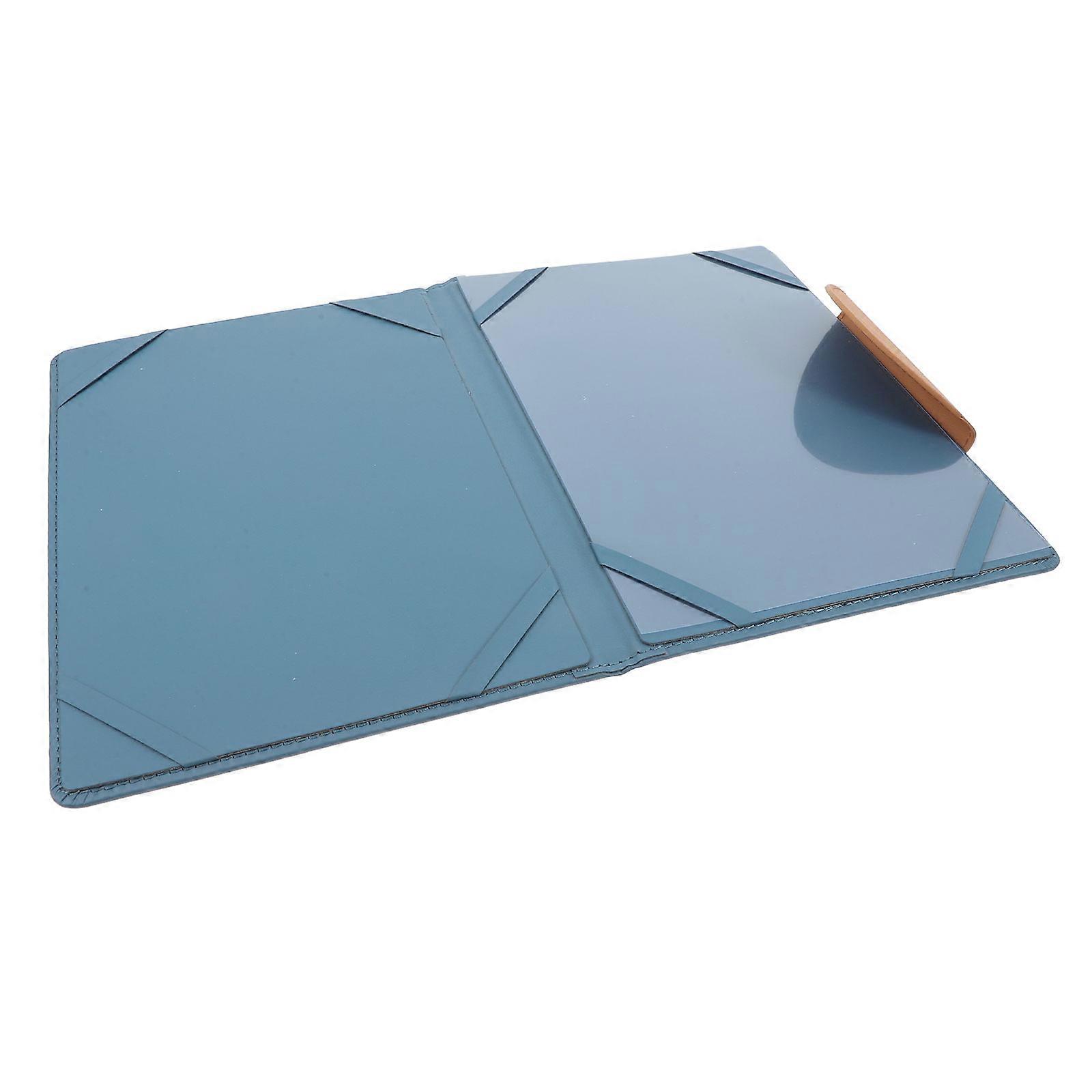 PU Birth Certificate Sleeve Blue Document Holder for Storage 5Pcs Pack