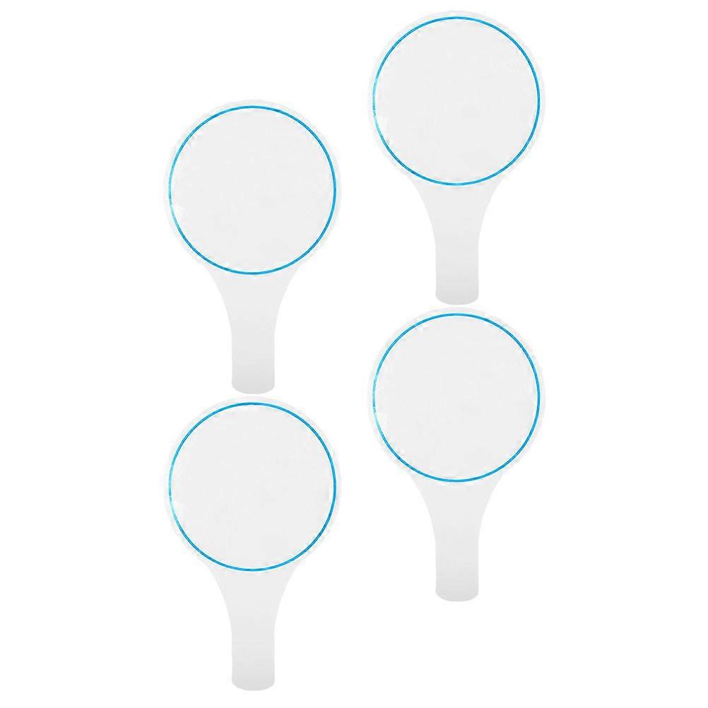 Dry Erase Boards Handheld Whiteboards for Scoring 16Pcs Answer Paddles Blue
