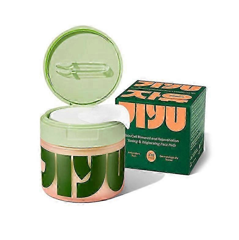 Jiyu Korean Skincare Toner Pads for Anti-Aging, Dark Spot and Wrinkle Minimizing