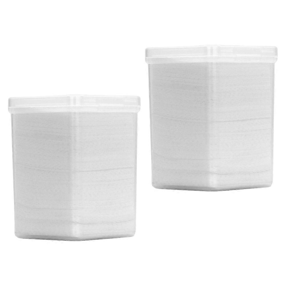 Cotton Pads for Cleaning 2 Boxes of Eyelash Glue and Nail Polish Remover