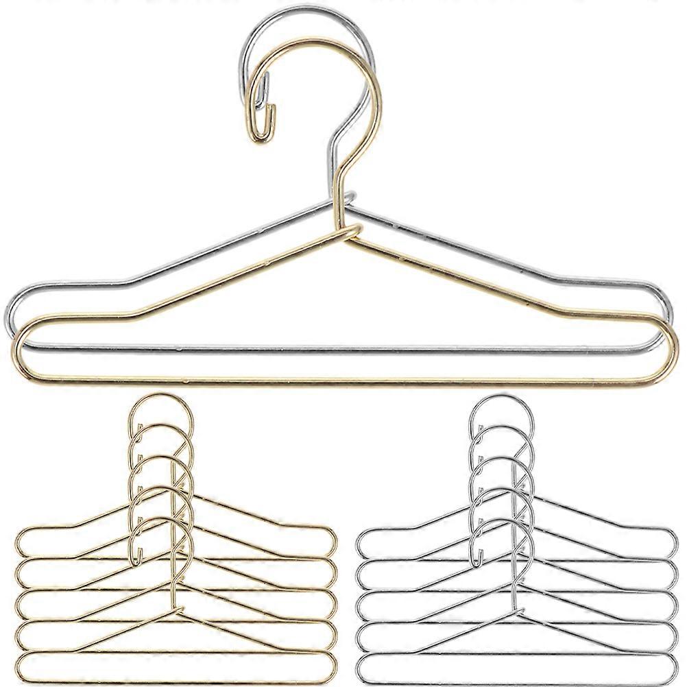 Mini Clothes Hangers Doll Clothes Hangers for Playing 20Pcs Assorted Colors