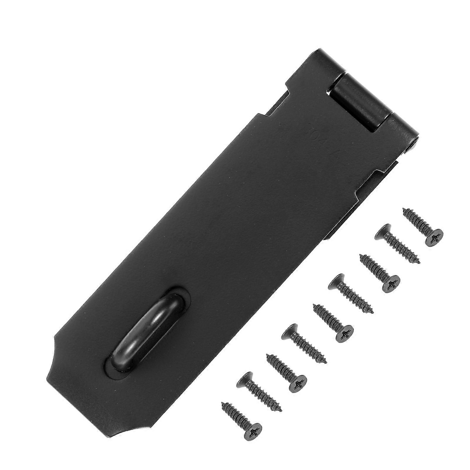 Convenient Cabinet Lock Designed For Drawers And Lockers With Rectangular Shape In Black Color 2 Sets