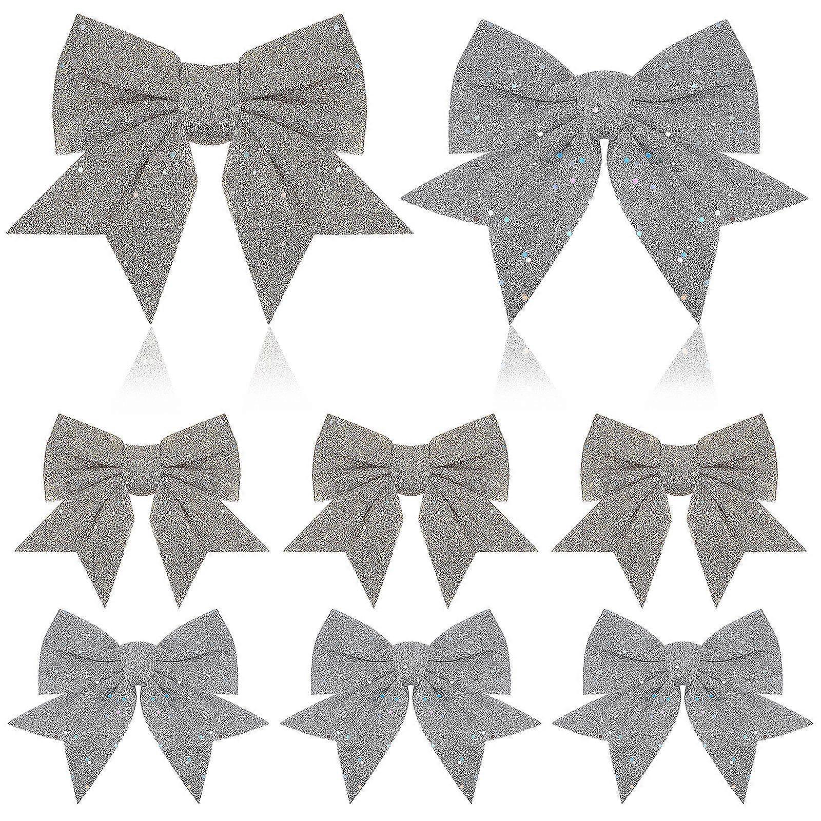 8Pcs Design Christmas Tree Ornaments Assorted Decor