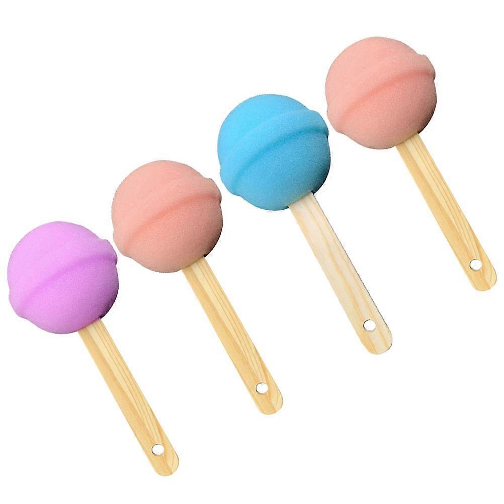 Lollipop Bathing Sponge Bath Scrubber for Body Cleaning 8Pcs Set
