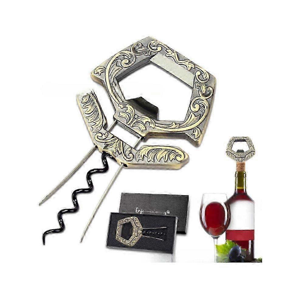 3 in 1 Ah So Two Prong Wine Opener & Cork Remover for Older & Fragile Corks - Easy Uncorking for Connoisseurs 2025