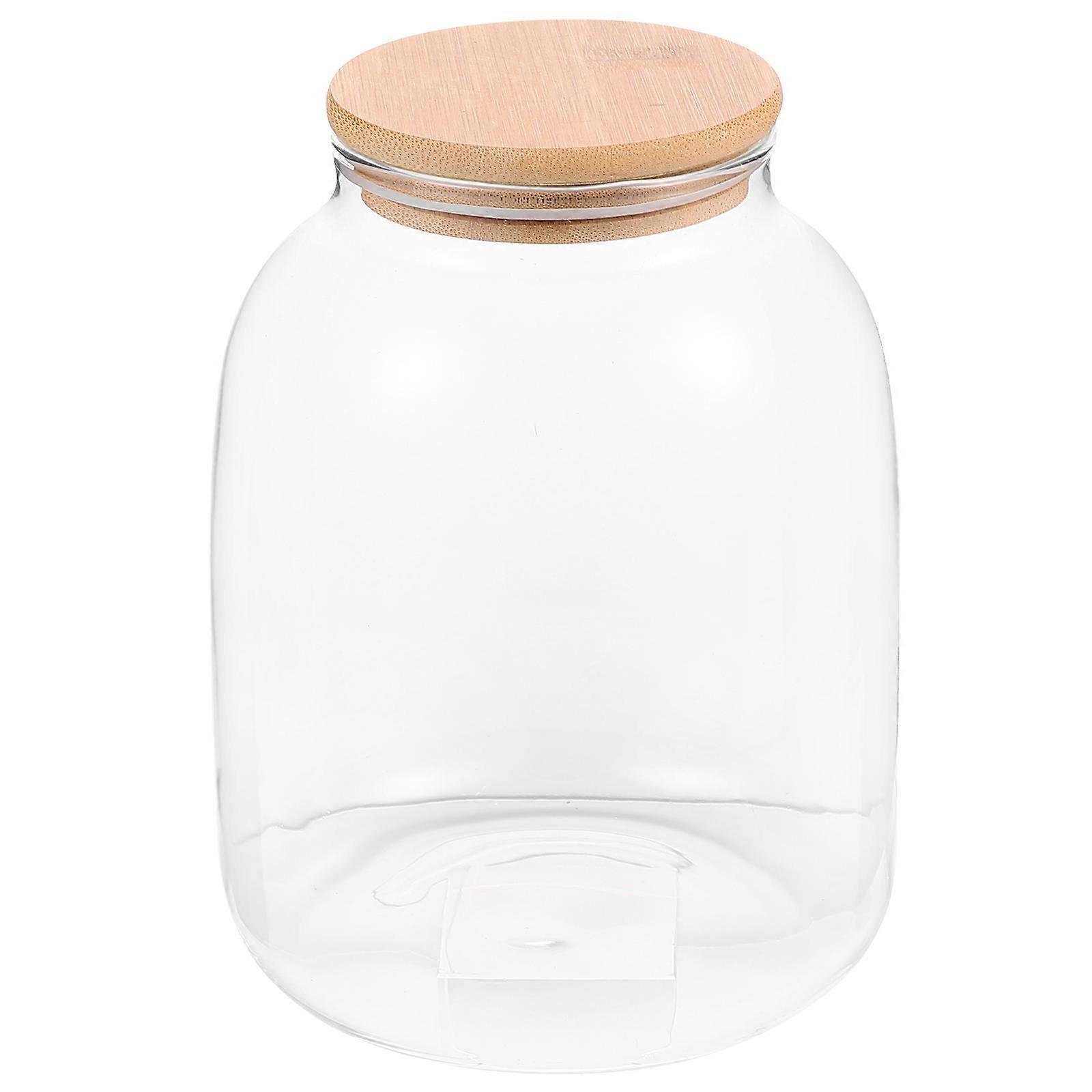 Food Storage Container High Borosilicate Glass Sealing Jar 2Pcs