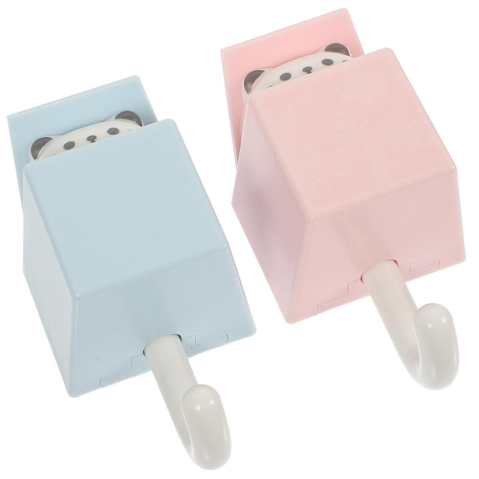 Cat Key Hook Adhesive Coat Hooks for Wall Storage Use 10Pcs