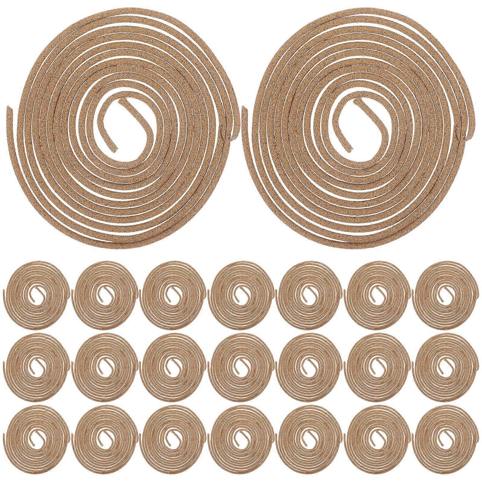 Natural Spiral Incense Coils Indoor Use Air Freshener Brown Material for Home 1 Set