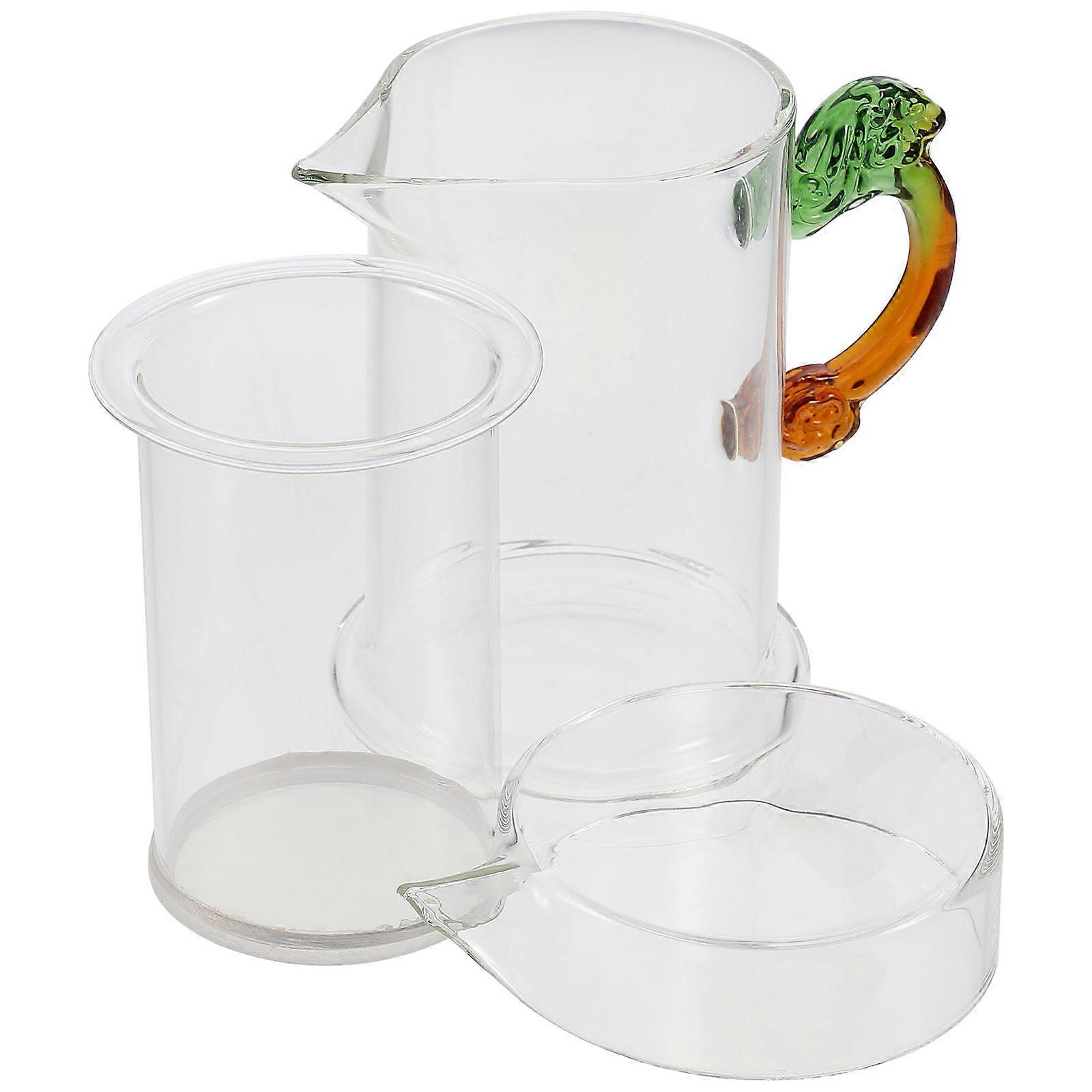 Home Tea Pot for Filtration Tea Maker 5Sets Transparent Glassware