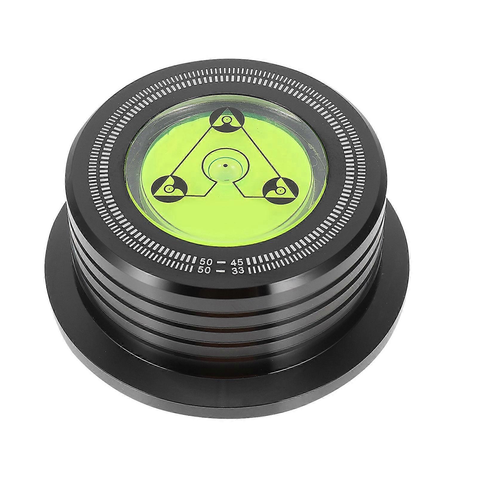 Record Player Weight Stabilizer Vibration Reducer Record Speed Detection Tool Round Shape 1Set