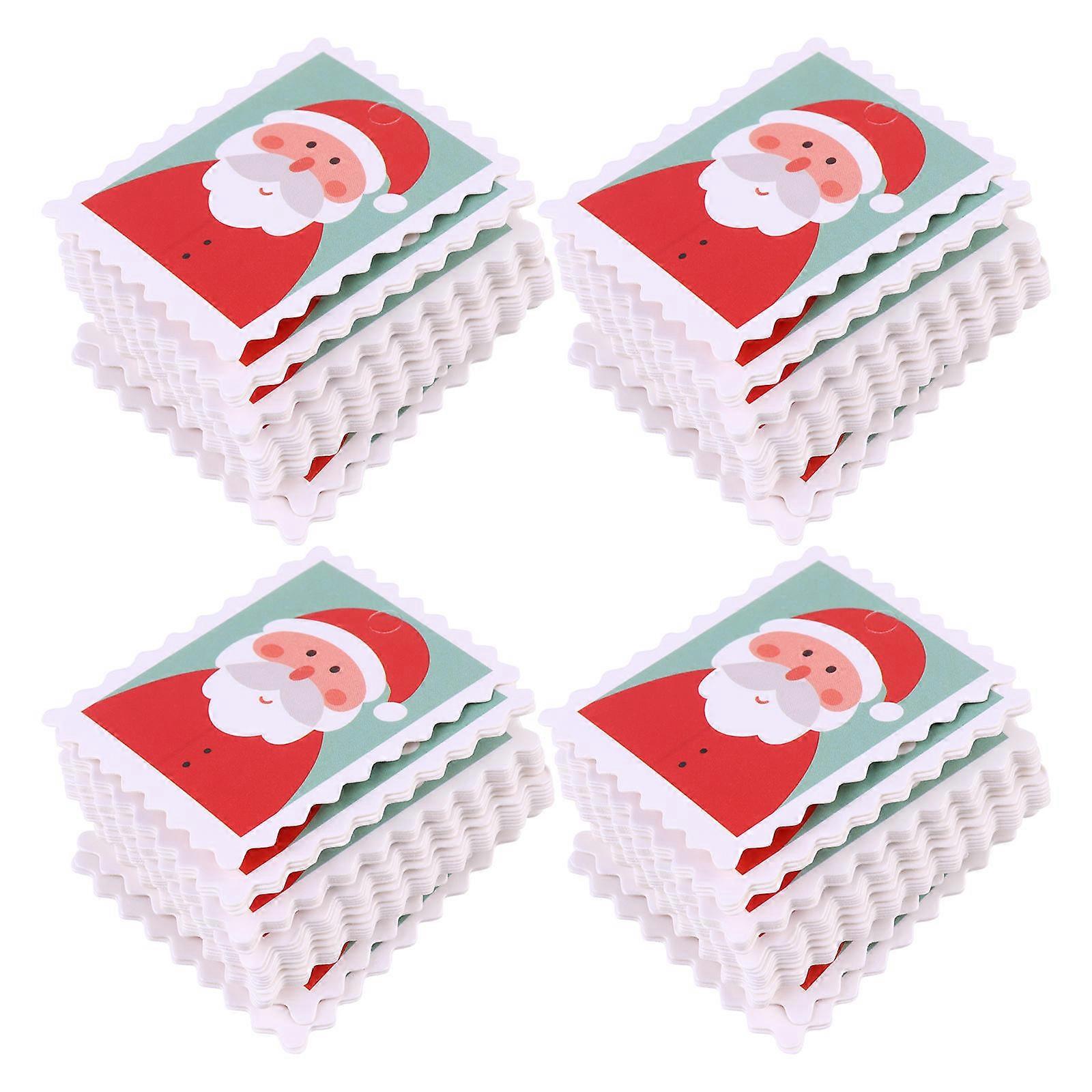 200Pcs Rectangular Paper Tags Designed For Christmas Celebrations Suitable For Weddings Parties And Baking Stores