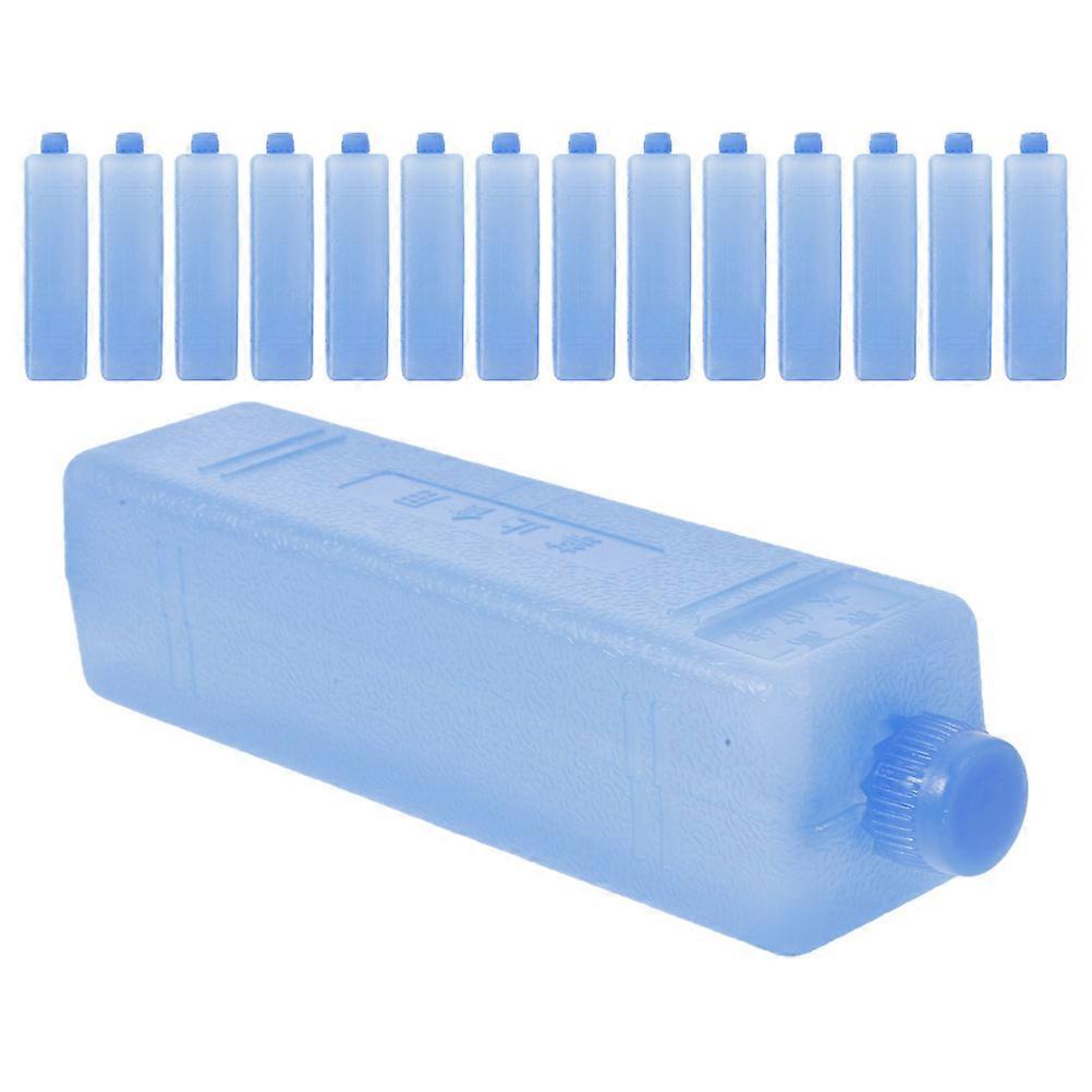 15Pcs Rectangular Cooler Ice Packs For Lunch Boxes Freezers PE Plastic Quick Cooling Performance Portable