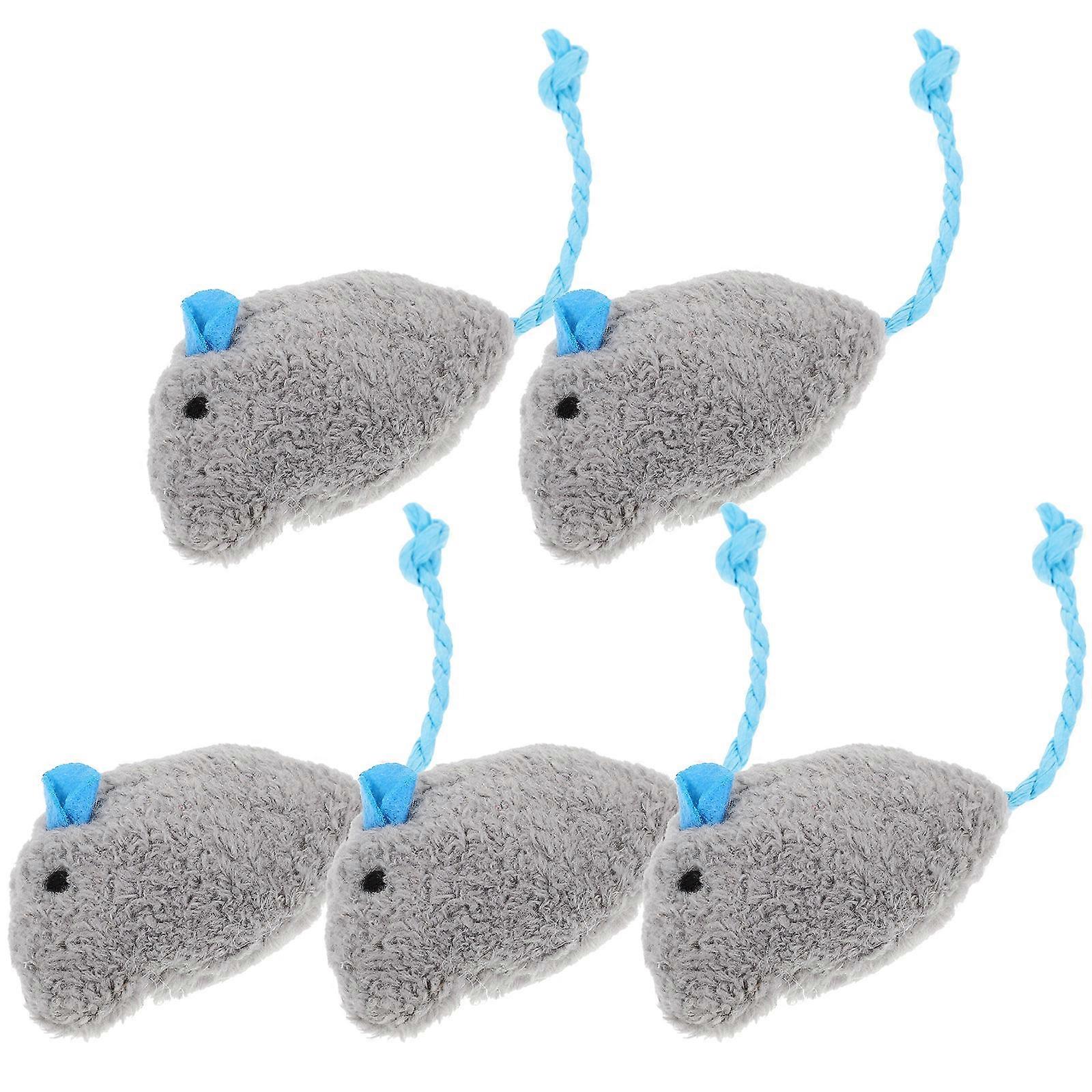 Mouse Toy for Chewing Plush Kitten Supplies with 20Pcs Mouse Shaped