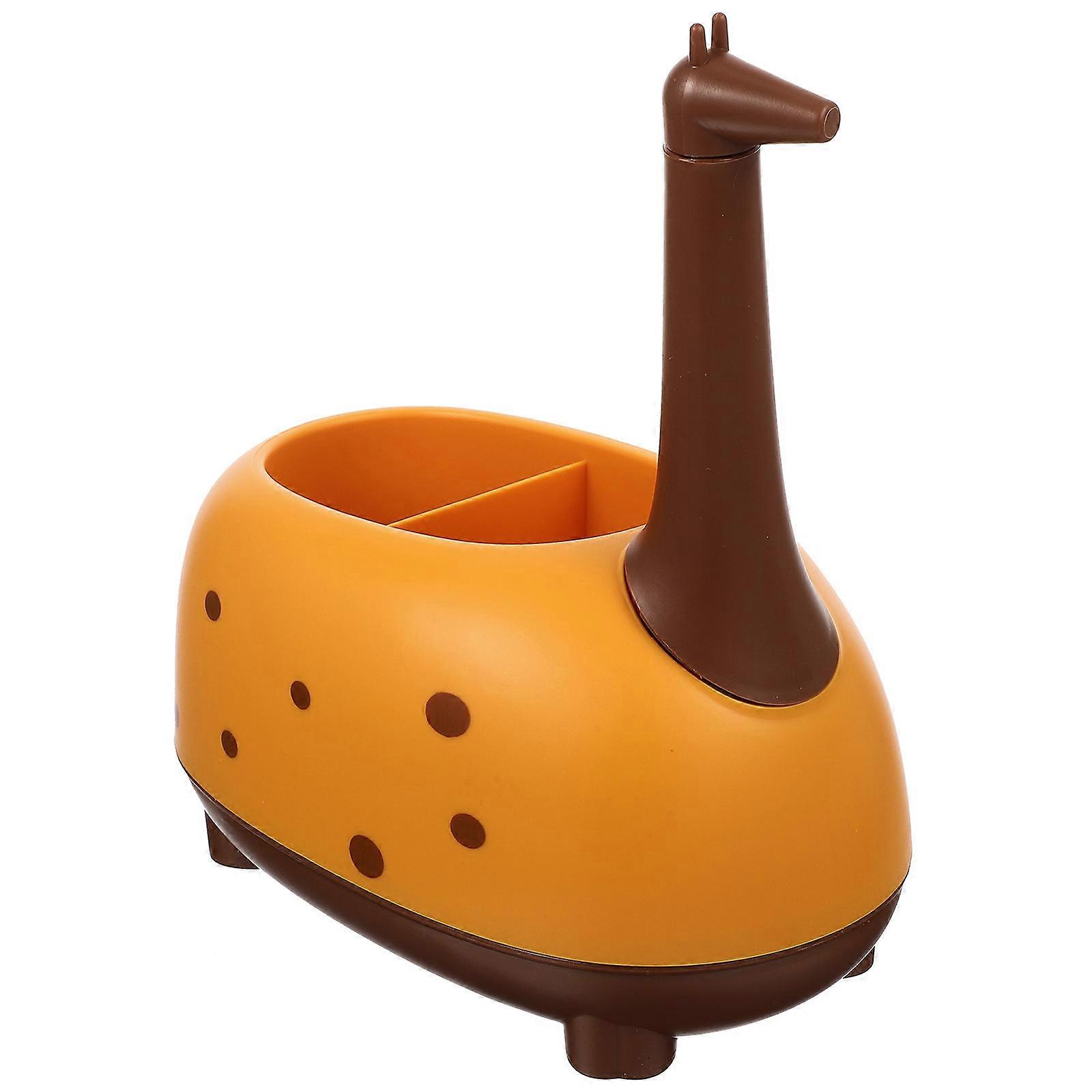 Giraffe Pencil Cup For Home Use Office Large Size Space Saving Functional 2Pcs
