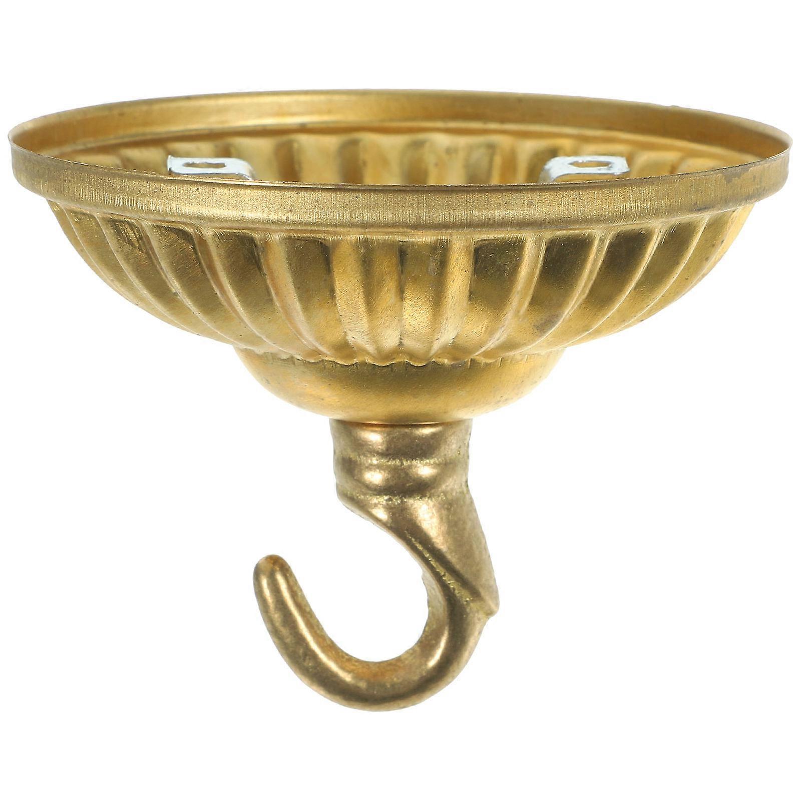 Chandelier Canopy Ceiling Light Plate for Hanging Use 5Pcs Golden Copper