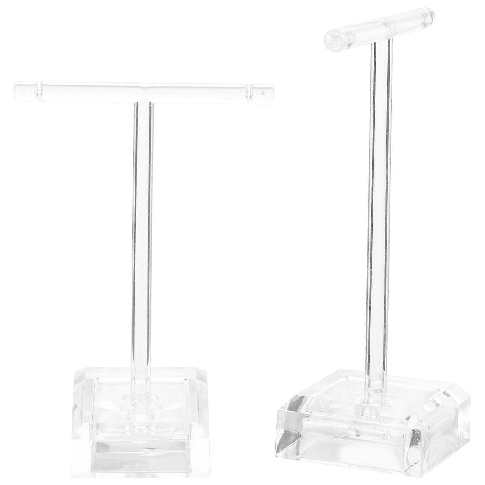 Acrylic Jewelry Display Stand Transparent for Display 8Pcs Organizer